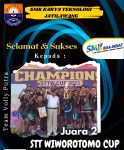 Voli Putra SMK Karya Teknologi Jatilawang meraih Runner UP di STT Wiworotomo CUP 2023