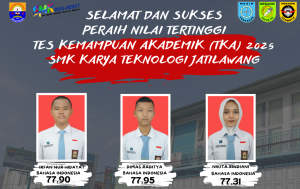 PERAIH NILAI TERTINGGI TKA 2025